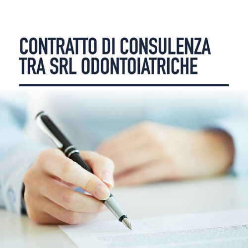 Contratto di Consulenza tra Srl Odontoiatriche