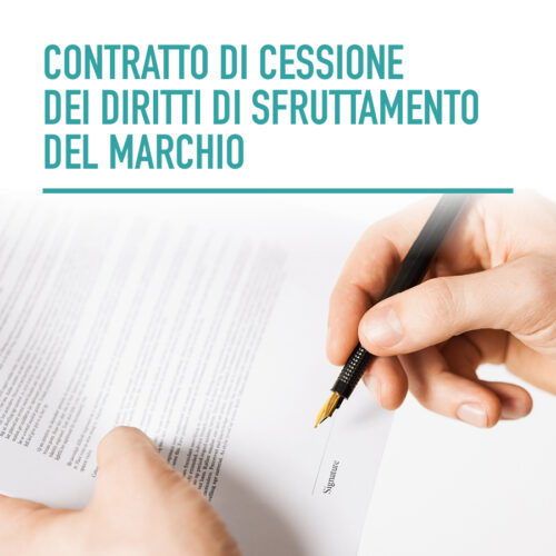 Contratto Di Cessione Dei Diritti Di Sfruttamento Del Marchio