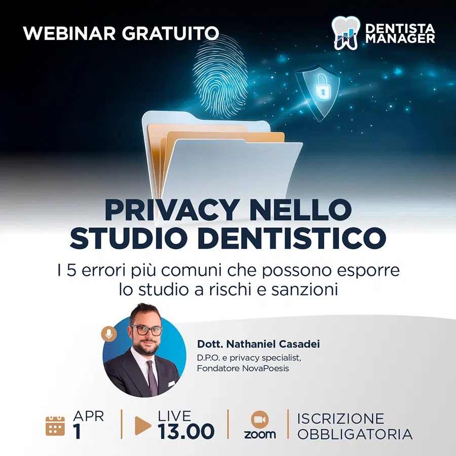 Privacy nello studio dentistico