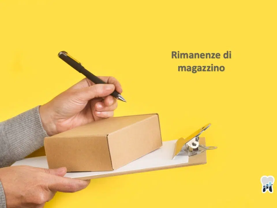 rimanenze di magazzino studio dentistico