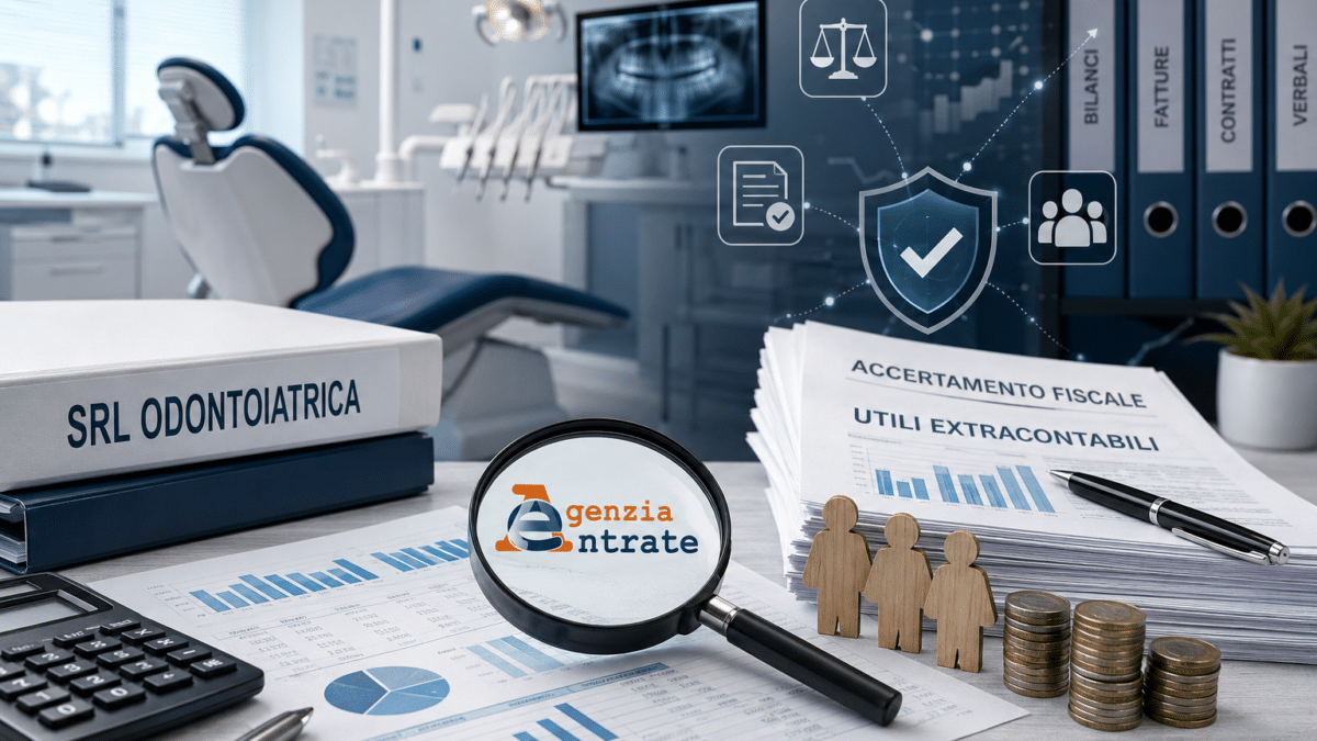 Società odontoiatrica a ristretta base e rischio fiscale sugli utili extracontabili