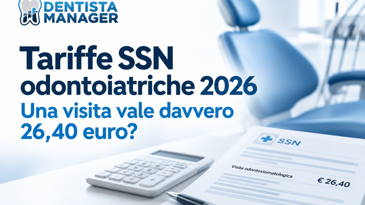 Tariffe SSN odontoiatriche 2026