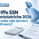 Tariffe SSN odontoiatriche 2026