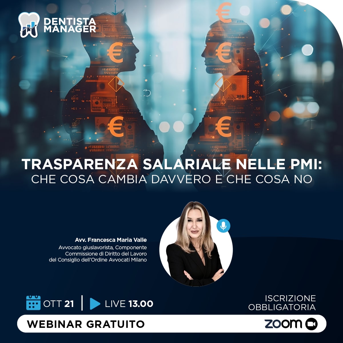 webinar Trasparenza Salariale nelle PMI dentista